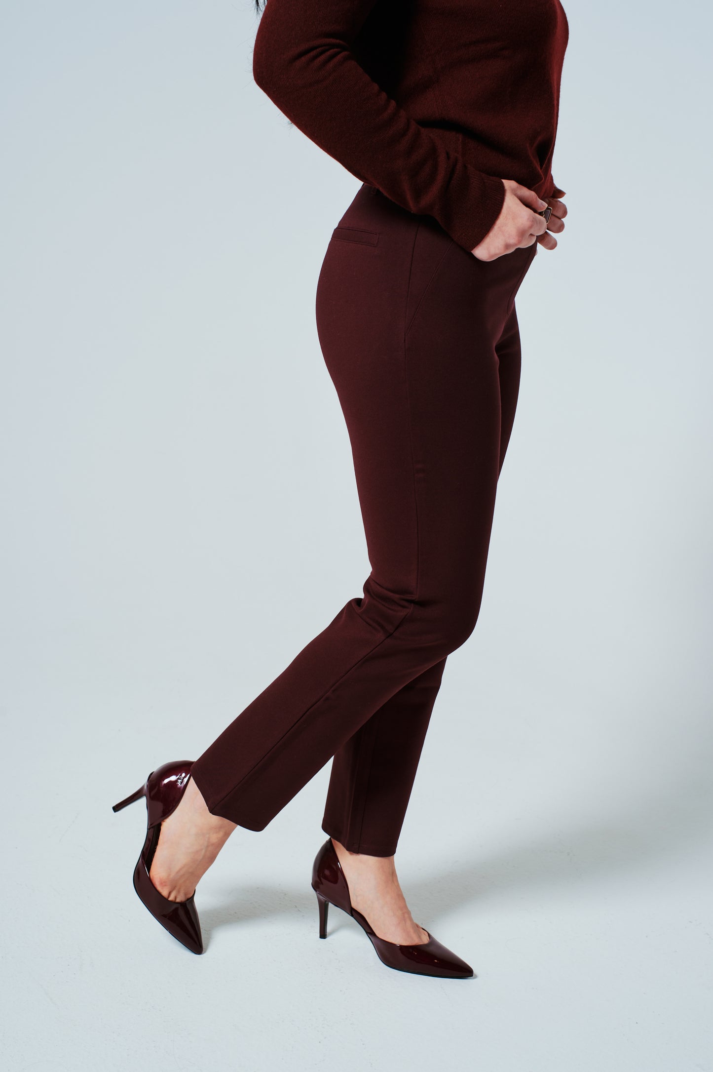 The Livia Ponte Pant – Wine