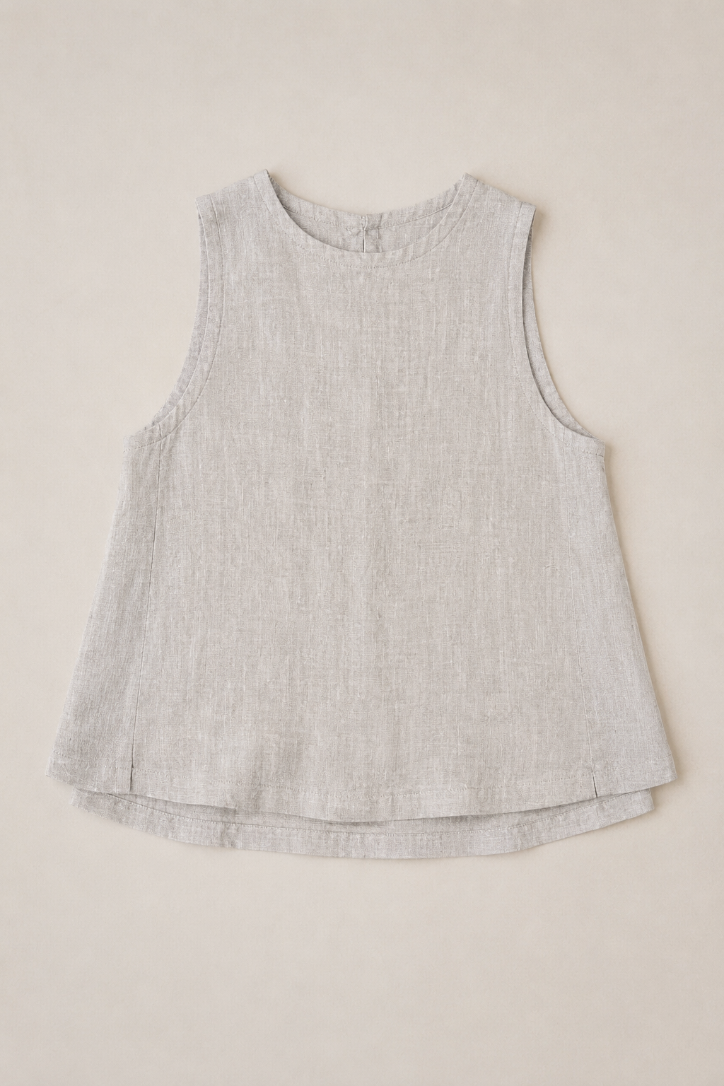 The Colette Linen Top – Natural │ Petite