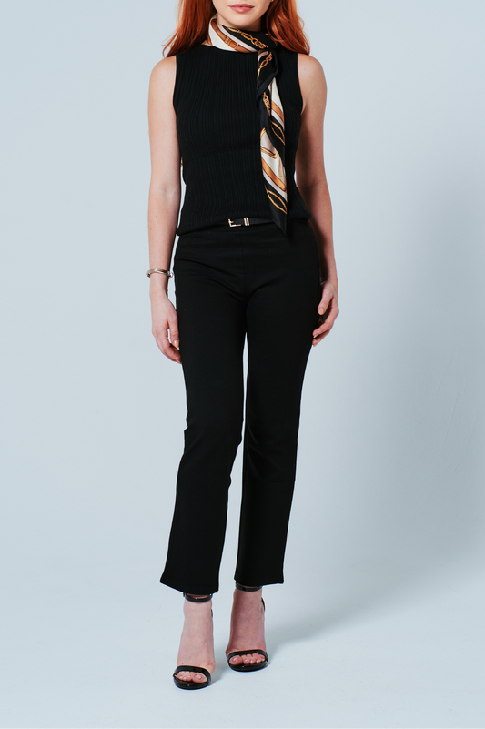 The Livia Ponte Pant –Noir