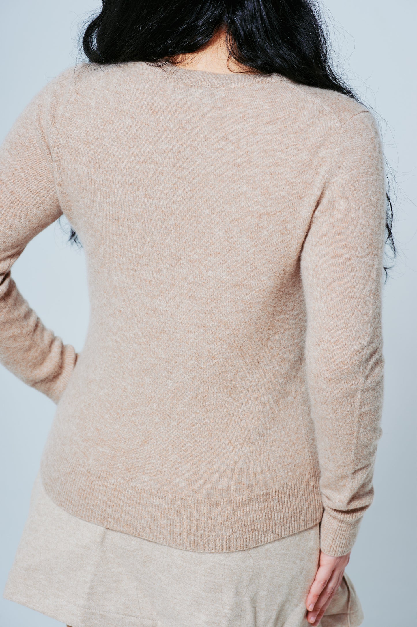 The Juliette Sweater — 100% Cashmere in Crème